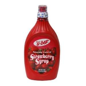 Foxs u bet 20 Oz. Strawberry Syrup Grocery & Gourmet Food