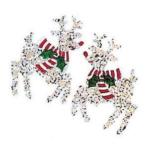   Stickers (CHRISTMAS REINDEER) 14.5 ft Roll   100 Repeats Toys & Games