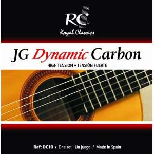  Royal Classics DC10 JG Dynamic Carbon Nylon Guitar Strings 