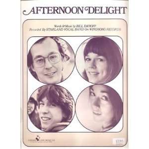   Sheet Music Afternoon Delight Starland Vocal Band 200 