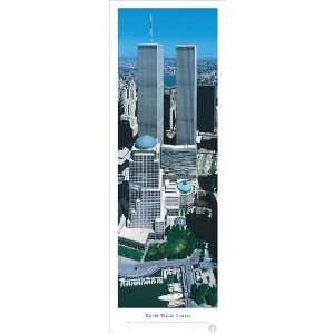  World Trade Center Unframed Panoramic Photograph Wall 