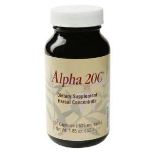  Alpha 20C®, 100 Capsules/Bottle