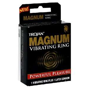   Magnum Vibrating Ring with Latex Magnum Condom