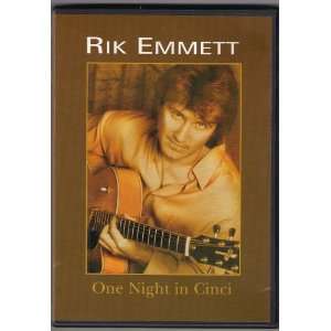    Rik Emmett One Night in Cinci Concert DVD 
