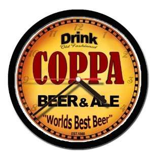  COPPA beer and ale cerveza wall clock 