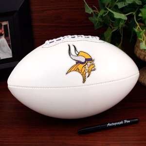  Minnesota Vikings Official Full Size Autograph Football 