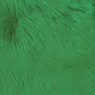 Arts, Crafts & Sewing Fabric Green/ Faux Fur