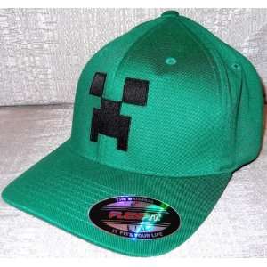  MINECRAFT Creeper Licensed Green Baseball Cap HAT Adult 