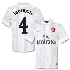  09 10 Arsenal 3rd Jersey + Fabregas 4 (C/L Style) Sports 