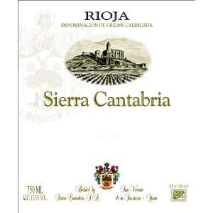  Sierra Cantabria Rioja Tinto 2009 Grocery & Gourmet Food
