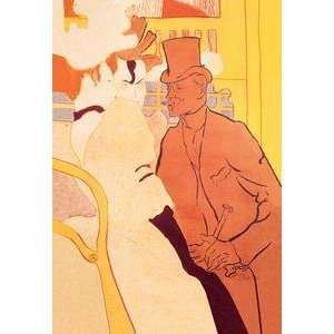   Vintage Art Englishman at the Moulin Rouge   00034 1