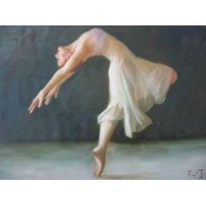  12X16 inch Figure Ballerina Canvas Art Repro Ballet Dancer 