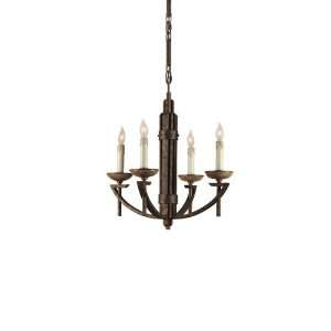 Authenticity Lighting 10 0035 04 09 Arcadia 4 Light Chandeliers in 