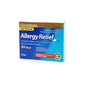  Good Sense Allergy Relief, Loratadine Tablets, 10mg 30 ea 