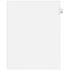   , Letter Size, Side Tabs, #28, Pack of 25 (01028)