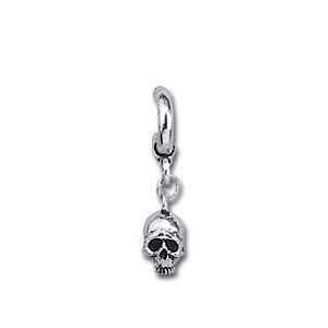  Alchemy Gothic E202 Skull Ring Stud Earring Toys & Games