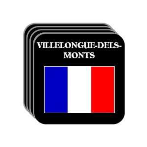  France   VILLELONGUE DELS MONTS Set of 4 Mini Mousepad 