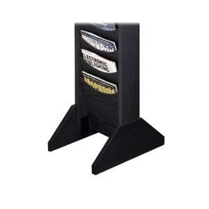   for Literature Display Racks, 0.75 x 5.75 x 14 Inches, Black (0617 4