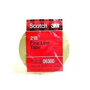 3m 06300 Scotch Fine Line Tape 1/8 X 60 Yd. Green  