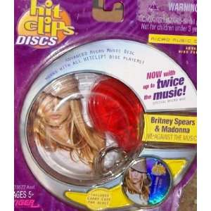  Hit Clips Disc BRITNEY SPEARS & MADONNA Music Clip Toys & Games