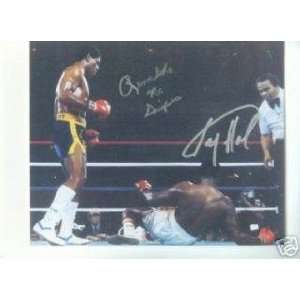  LARRY HOLMES RENALDO SNIPES AUTOGRAPHED BOXING AWESOME 