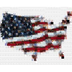  US Flag Map Wallpaper 1280x1024 Patio, Lawn & Garden