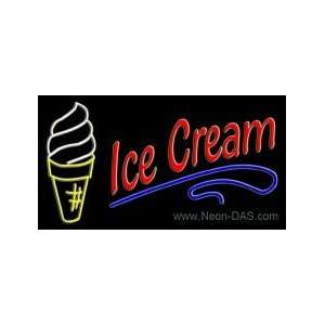  Ice Cream Cones Neon Sign 20 x 37