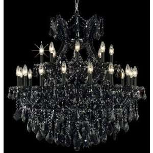  Elegant Lighting 2800D36B/SS chandelier from Maria theresa 
