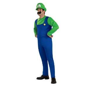  Super Mario Brothers Deluxe Luigi Costume   Large (Extra 