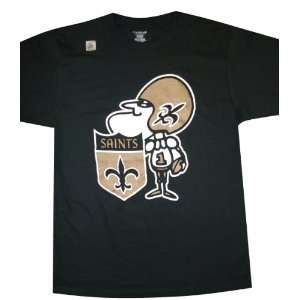  New Orleans Saints Little Man Logo T shirt Sports 
