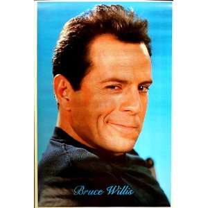 Bruce Willis Portrait Rare Vintage 22x33 Poster 