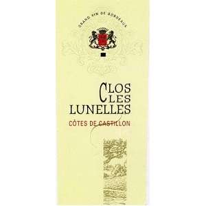  Clos Les Lunelles Cotes De Castillon 2006 750ML Grocery 