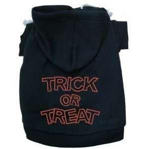  Trick or Treat Halloween Dog Hoodie Hooded Sweatshirt Size 