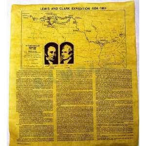  Lewis & Clark Expedition Replica Document 