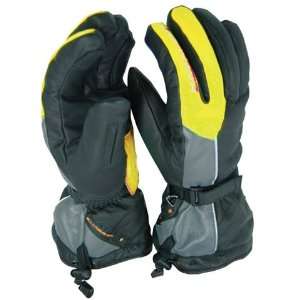  Kg Track Leather Gloves Yellow   Long   Xlarge Automotive