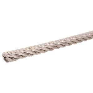 Sanlo CBL 1085 Uncoated Galvanized Steel Cable 3/32 Wire Diameter, 7x7 