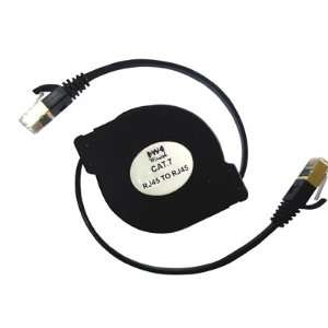  Cat 7 10 Gigabit Ethernet Retractable Cable, 1.5 Meter (5 