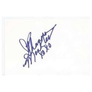  SHANA MOAKLER Signed Index Card In Person 