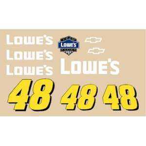  Go Fast   #48 Lowes Sticker Kit, 4.5 Inch (Slot Cars 
