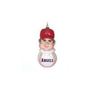 Los Angeles Angels White Player Christmas Tree Ornament   MLB Baseball 