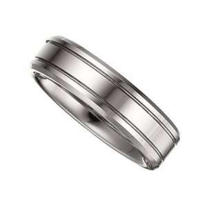  Grooved Band   6.3 MM   Tungsten / 12.00 Jewelry