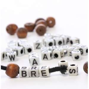  Set of 6 Alphabet Bead Kits for Jewelry Making or Other 