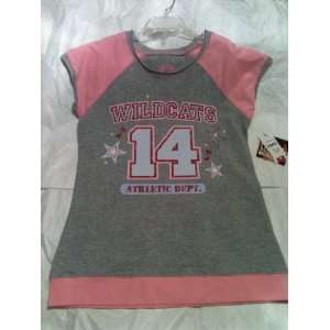   Sleeve T Shirt Saying, Wildcats 14 Athletic Dept.   Size M/10 12yrs