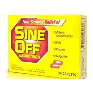  Sine off Caplets Non drowsy (new) 24 Health & Personal 