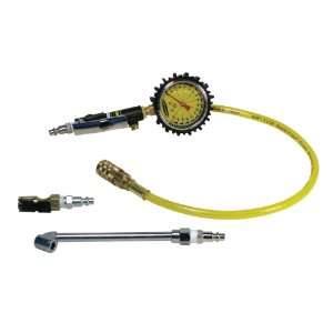    8166 Tire Inflator Kit with Dual Head and Clip On Chucks Automotive