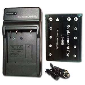  Battery+Charger for Olympus X 905 X 915 X 925 X 935 