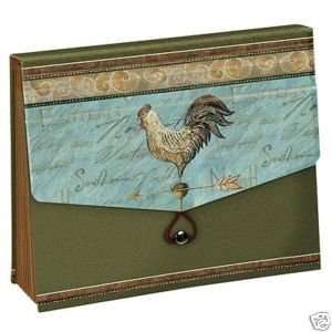 Windy Hill Rooster Expandable Recipe File  Kitchen 