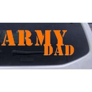 Orange 44in X 15.4in    Army Dad Military Car Window Wall Laptop Decal 
