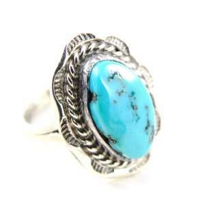  Ring silver Navajos turquoise.   Taille 50 Jewelry