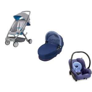Quinny 2011 Senzz Stroller with Dreami Bassinet and Mico Carseat Set 